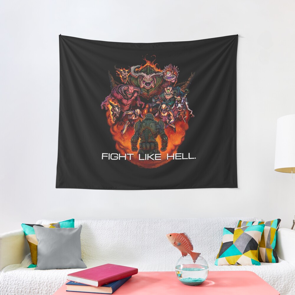 Disover FIGHT LIKE HELL | Tapestry