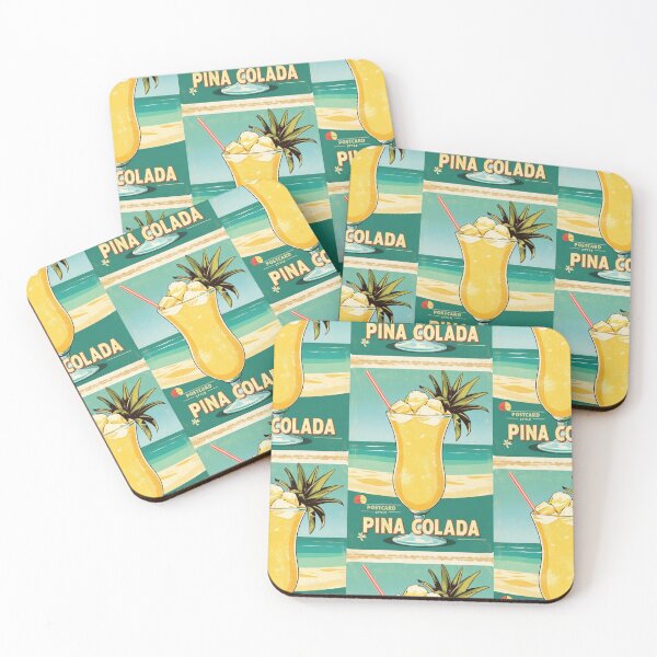 Item preview, Happy Birthday! Postcard Pina Colada 4 designed and sold by AlinaSCorner.