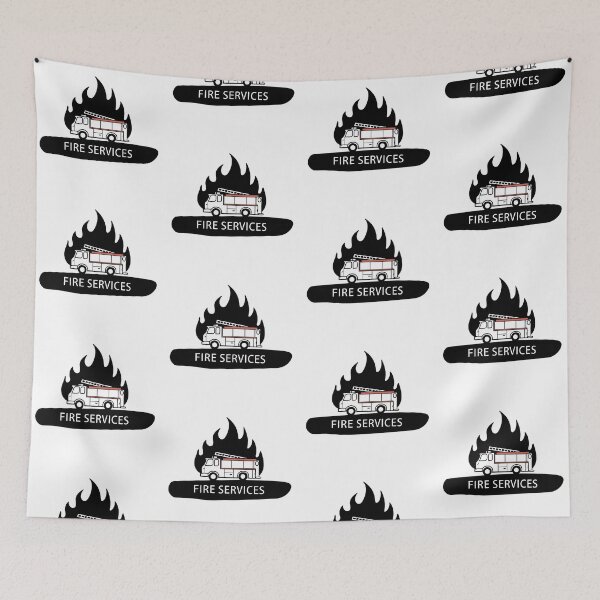 Item preview, Heroes at Work Emergency Fire Services in Action designed and sold by ART ATTACK ZONE.