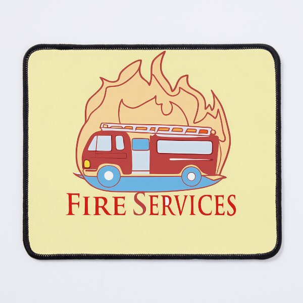 Item preview, Fire Services in Action Logo Design designed and sold by ART ATTACK ZONE.
