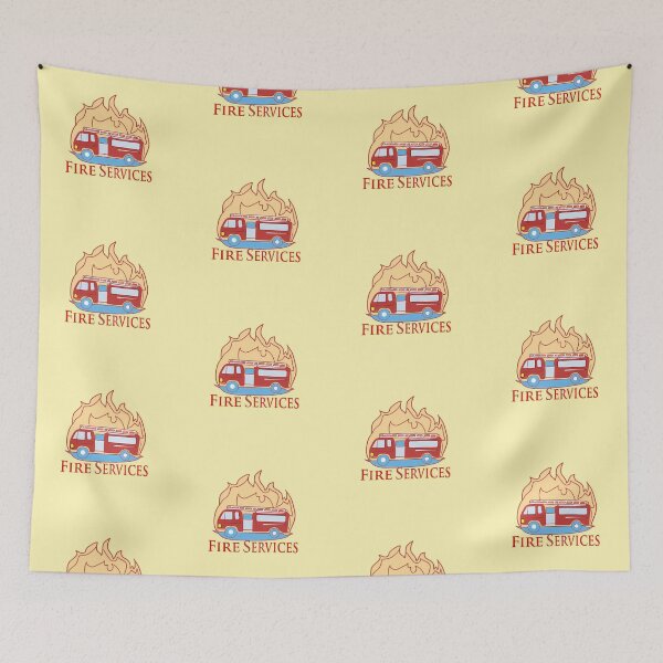 Item preview, Fire Services in Action Logo Design designed and sold by ART ATTACK ZONE.