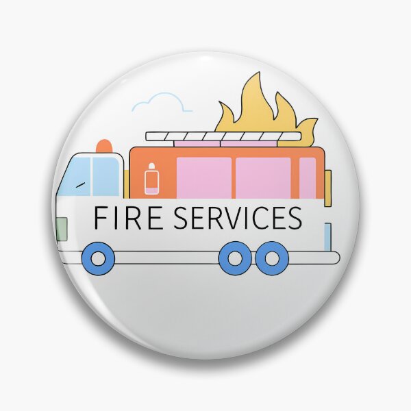 Item preview, Truck Fire Services in Action Colorful designed and sold by ART ATTACK ZONE.