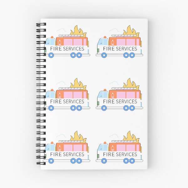 Item preview, Truck Fire Services in Action Colorful designed and sold by ART ATTACK ZONE.