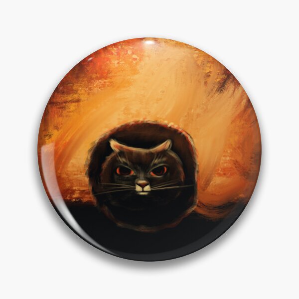 Item preview, Black cat in the fire designed and sold by Makitsu Neko.
