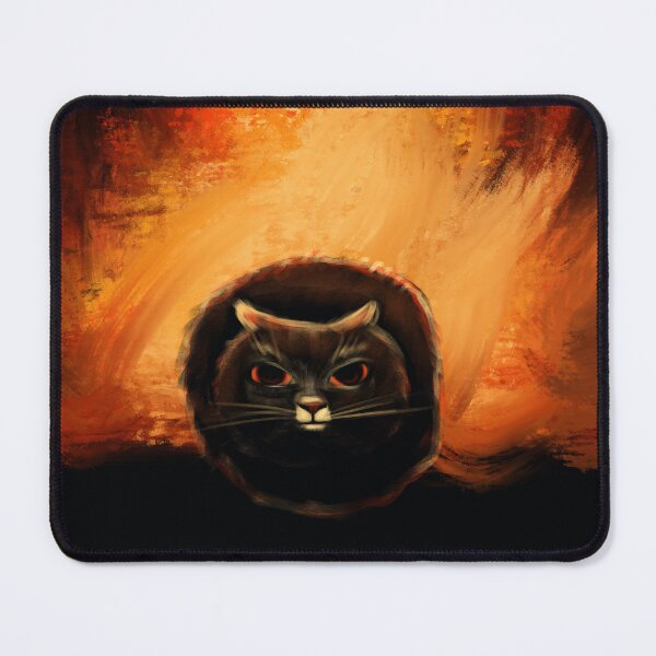 Item preview, Black cat in the fire designed and sold by Makitsu Neko.