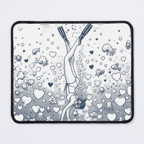 Item preview, Woman Deep Dive into Love designed and sold by Marshcherokee.