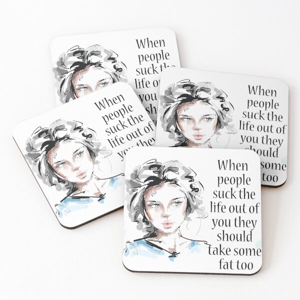 Item preview, Parisian Aesthetic bold quote remove the fat designed and sold by doracreations.