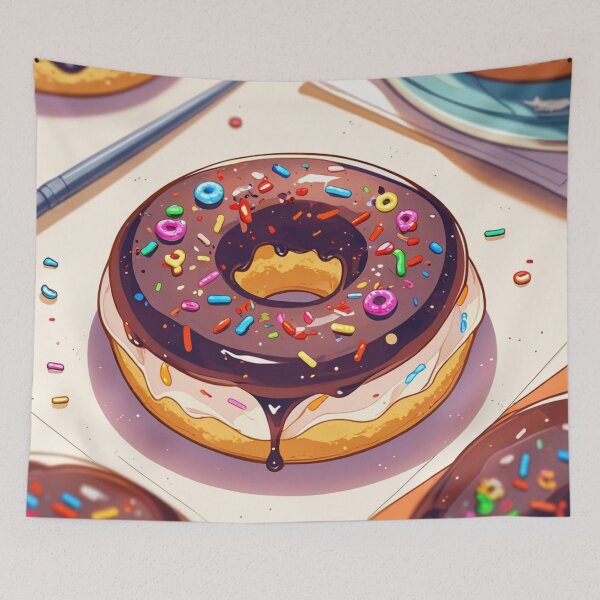 Item preview, Colorful Donut Sticker – Sweet, Fun & Aesthetic! ?✨ designed and sold by novmasao.