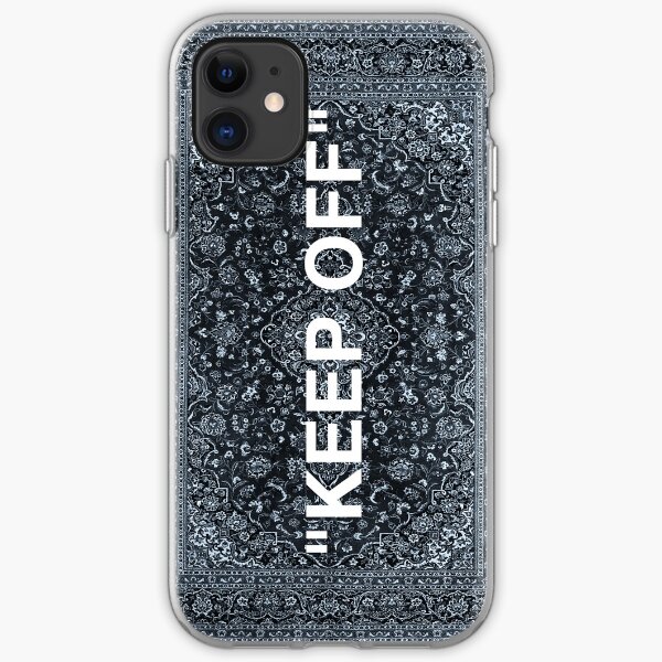 "KEEP OFF" Persian Rug iPhone Soft Case