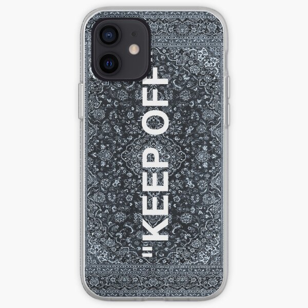"KEEP OFF" Persian Rug iPhone Soft Case