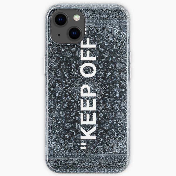 "KEEP OFF" Persian Rug iPhone Soft Case