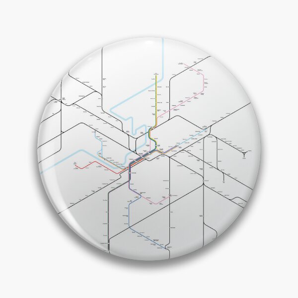 Item preview, Manchester Tram & Rail Map designed and sold by shirtsmith.