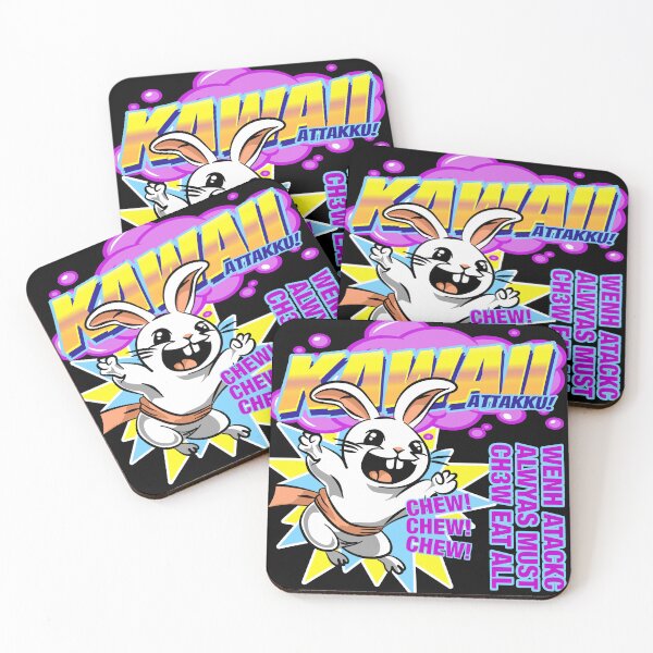 Item preview, Cuteness Attack! Kawaii Attakku! Rabbit eats all designed and sold by GetContented.