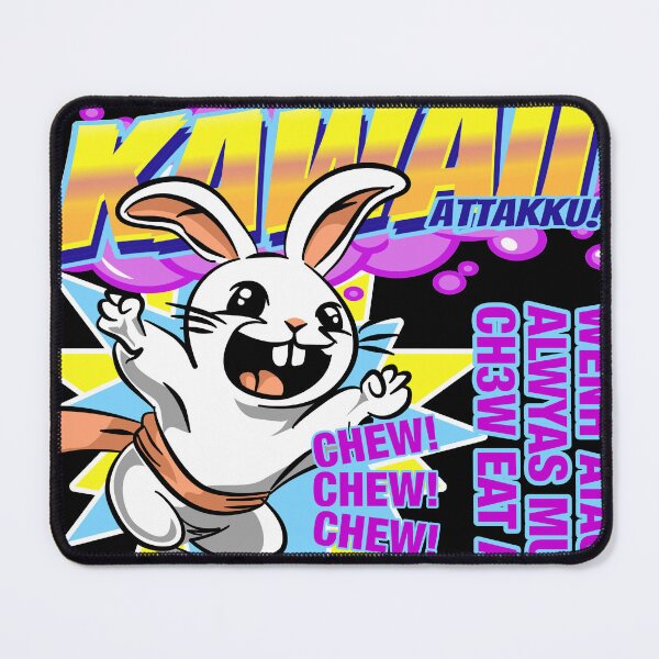 Item preview, Cuteness Attack! Kawaii Attakku! Rabbit eats all designed and sold by GetContented.