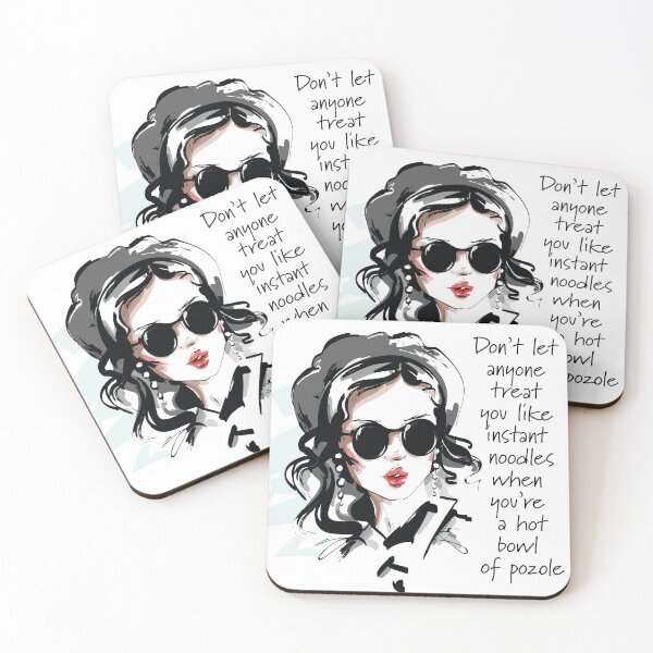 Item preview, Parisian Aesthetic bold quote dont let anyone treat you like instant noodles designed and sold by doracreations.