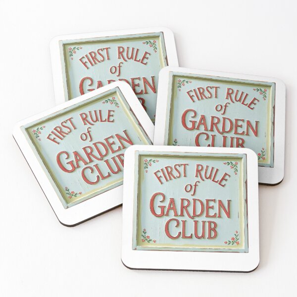 Item preview, First rule of garden club designed and sold by FitEnvy.