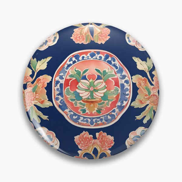 Item preview, Asian watercolor tile print  designed and sold by Reignchaos80.
