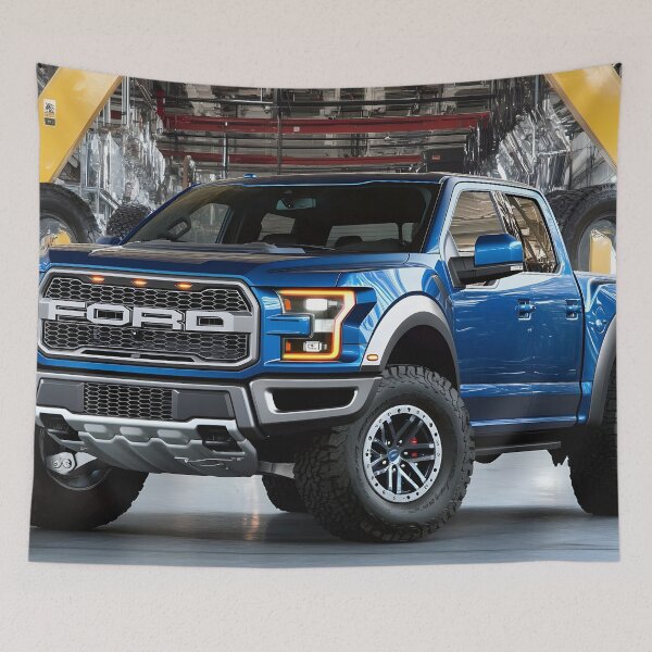 Item preview, Blue Ford Raptor F-150 – Power & Performance in Every Detail IV designed and sold by AutoPopStudio.