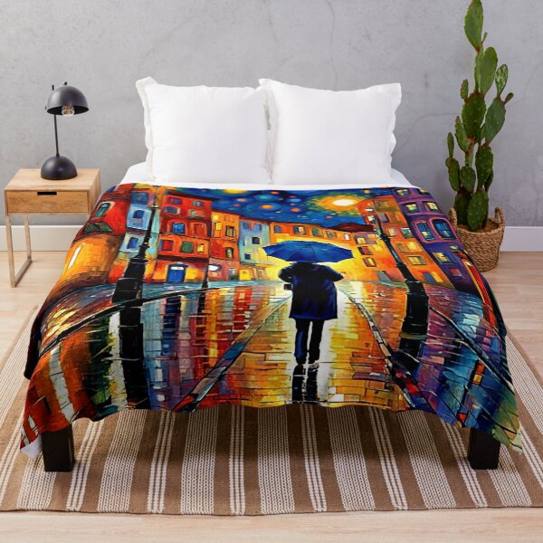 Item preview, Walking in the rain 1 designed and sold by George Hutton Hunter.