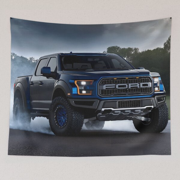 Item preview, Blue Ford Raptor F-150 – Power & Performance in Every Detail V designed and sold by AutoPopStudio.