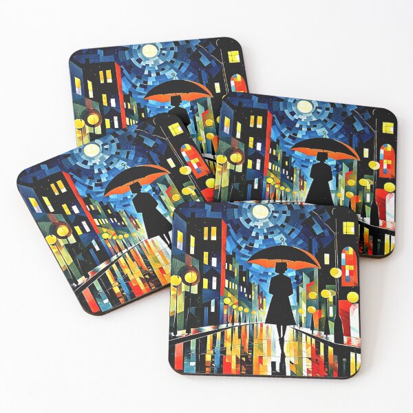 Item preview, Walking in the rain 3 designed and sold by George Hutton Hunter.