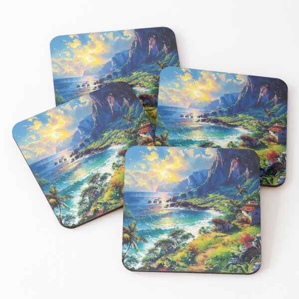 Item preview, Tropical Scene 1  designed and sold by Dawn van Doorn.