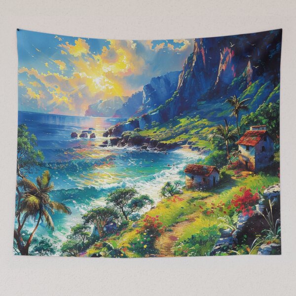 Item preview, Tropical Scene 1  designed and sold by Dawn van Doorn.