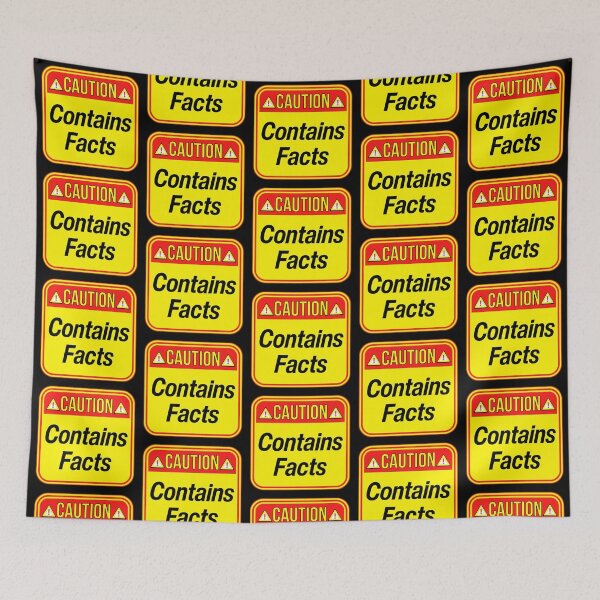 Item preview, CAUTION:  Contains Facts - funny warning signs designed and sold by DesignsFromTW-S.