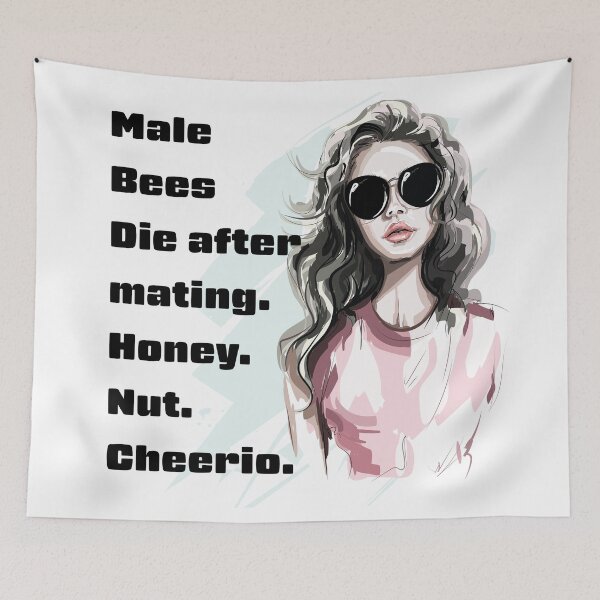 Item preview, Parisian Aesthetic bold quote honey nut cheerio designed and sold by doracreations.
