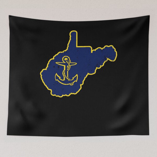 Item preview, West Virginia Navy T Shirts Navy T Shirt T Shirt Navy designed and sold by shoppzee.