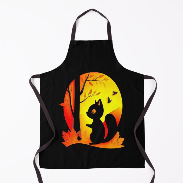 Item preview, Autumn Squirrel Silhouette – Cozy Fall Nature designed and sold by Taans-Creation.