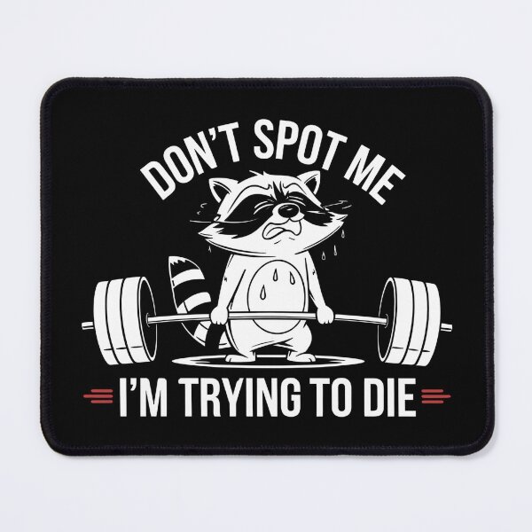 Item preview, Don't Spot Me I'm Trying to Die Shirt - This funny gift is perfect for gym lovers, weightlifters, and anyone who enjoys heavy lifting with a sense of humor! designed and sold by ZyziowskyArt.