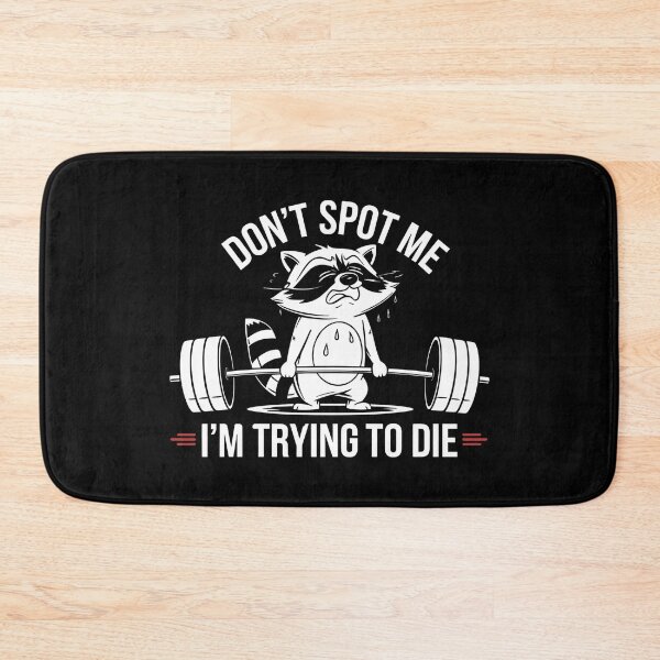 Item preview, Don't Spot Me I'm Trying to Die Shirt - This funny gift is perfect for gym lovers, weightlifters, and anyone who enjoys heavy lifting with a sense of humor! designed and sold by ZyziowskyArt.