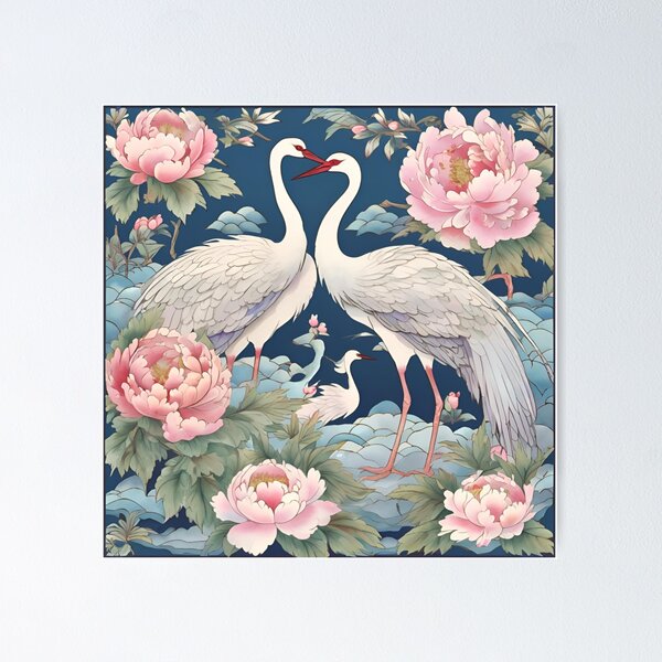 Item preview, Family of Chinese white cranes  designed and sold by Reignchaos80.