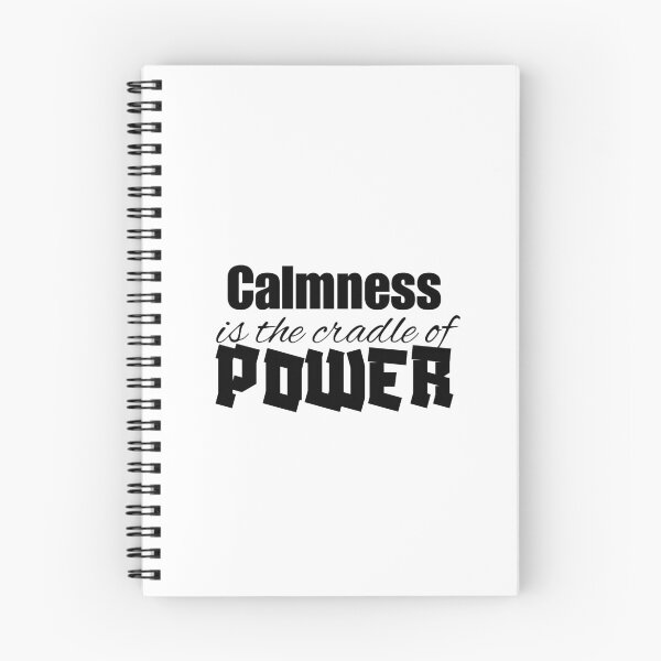 Item preview, Power and Calmness - Motivational quote designed and sold by Naquo.