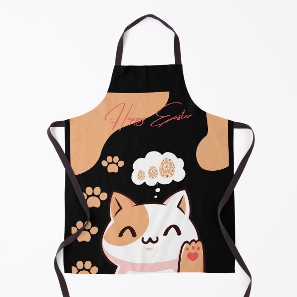 Item preview, Happy Easter - Cute Kitty And Easter Eggs designed and sold by made4noise.