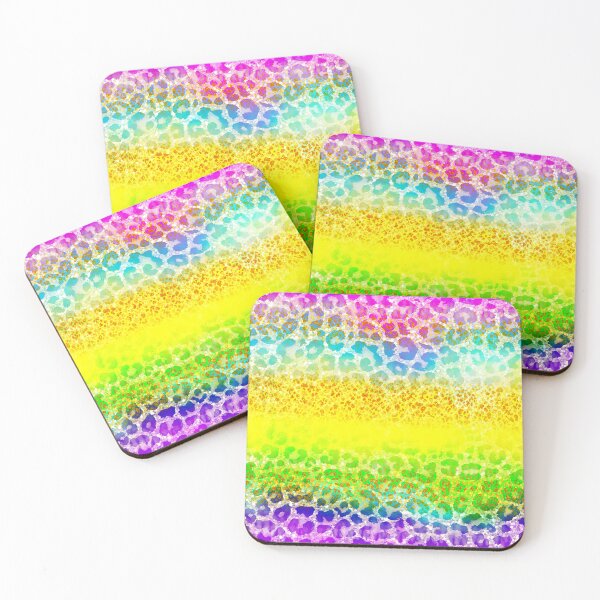 Item preview, Colorful Leopard Glitter Pattern designed and sold by ShopFanCreation.