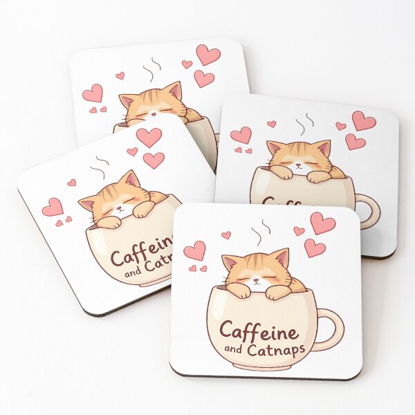 Item preview, Caffeine and Catnaps designed and sold by Coloradodrawings.