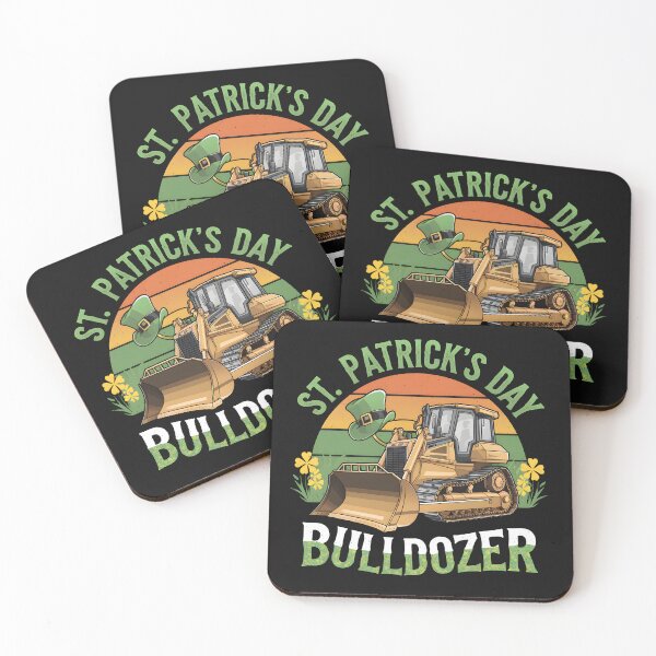 Item preview, St Patricks Day Bulldozer in style Leprechaun’s Bulldozer designed and sold by Pawel Oska.