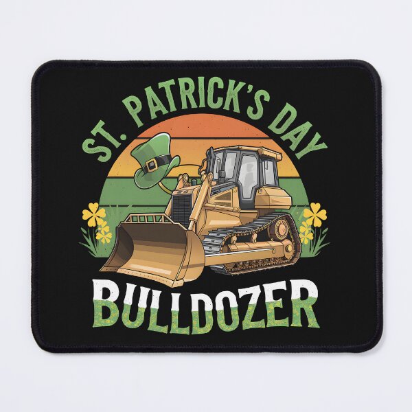 Item preview, St Patricks Day Bulldozer in style Leprechaun’s Bulldozer designed and sold by Pawel Oska.