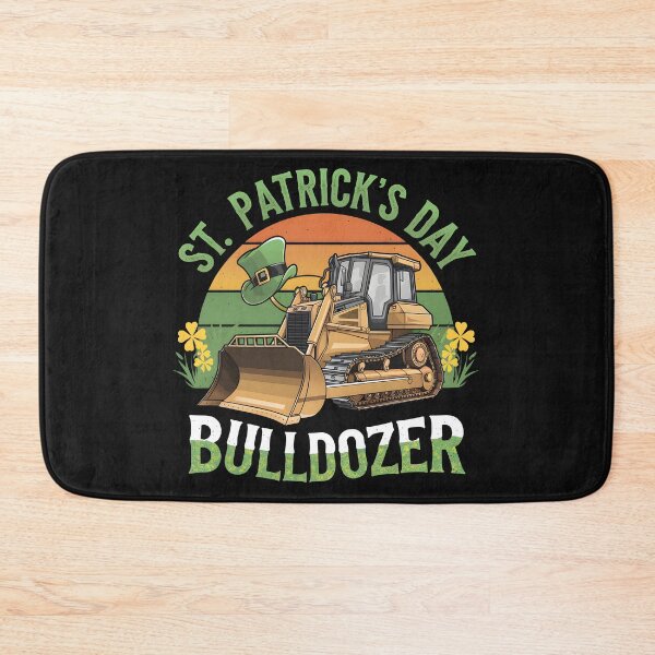 Item preview, St Patricks Day Bulldozer in style Leprechaun’s Bulldozer designed and sold by Pawel Oska.