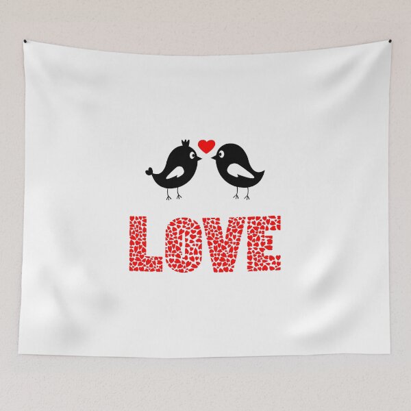 Item preview, Vibrant Floral Love Typography Minimalist Design designed and sold by Colorful-Garden.