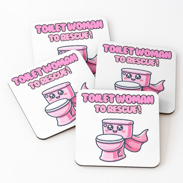 Item preview, Toilet Woman (pink) designed and sold by HealthCoreCommunity.