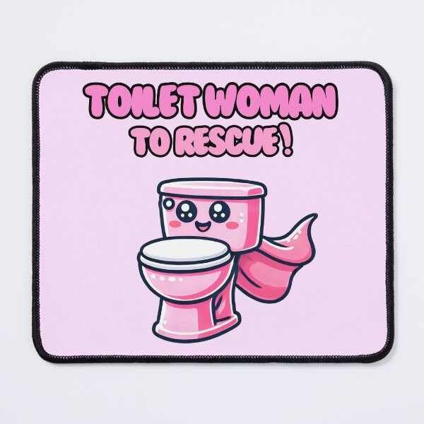Item preview, Toilet Woman (pink) designed and sold by HealthCoreCommunity.