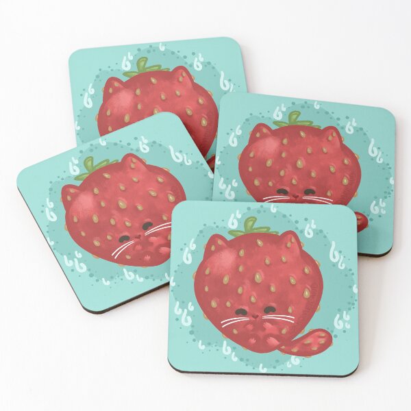 Item preview, Strawberry Cat designed and sold by Khotekmei.