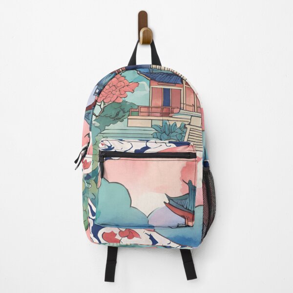 Item preview, Watercolor illustration of a Japanese temple in Kyoto designed and sold by Reignchaos80.