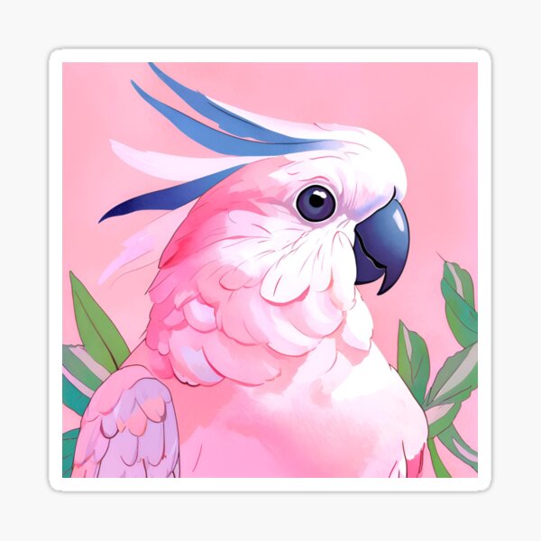 Item preview, Close up illustration of a cockatoo  designed and sold by Reignchaos80.