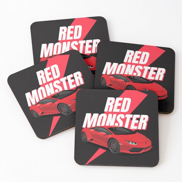Item preview, red monster designed and sold by UniqueByMarko.