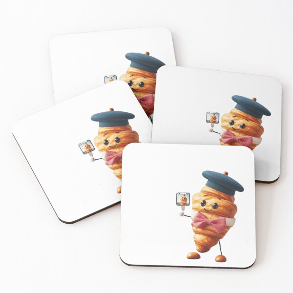 Item preview, Parisienne styled Croissant taking Selfie designed and sold by Marshcherokee.