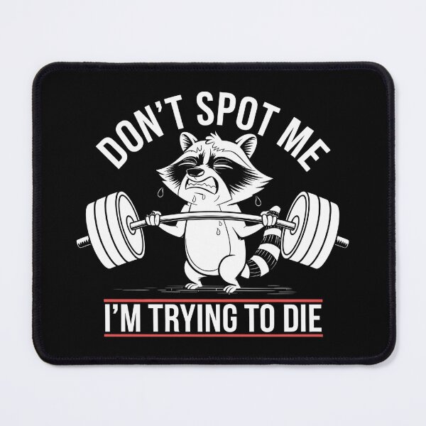 Item preview, Don't Spot Me I'm Trying to Die Shirt - This funny gift is perfect for gym lovers, weightlifters, and anyone who enjoys heavy lifting with a sense of humor! designed and sold by ZyziowskyArt.